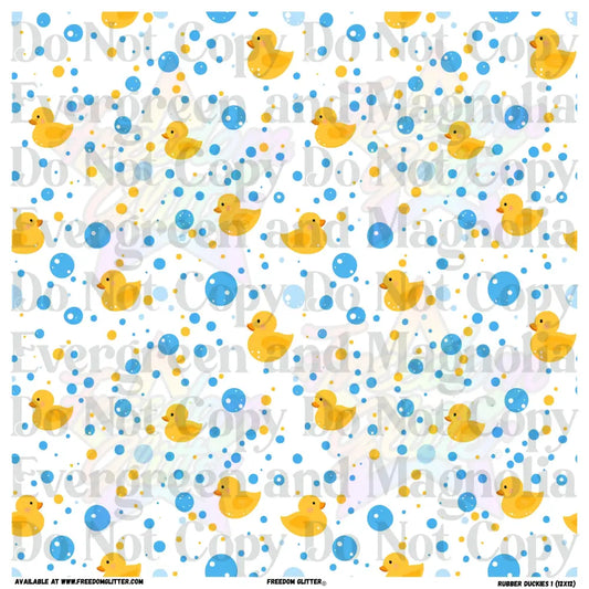 Rubber Duckies 1 (Printed Vinyl)