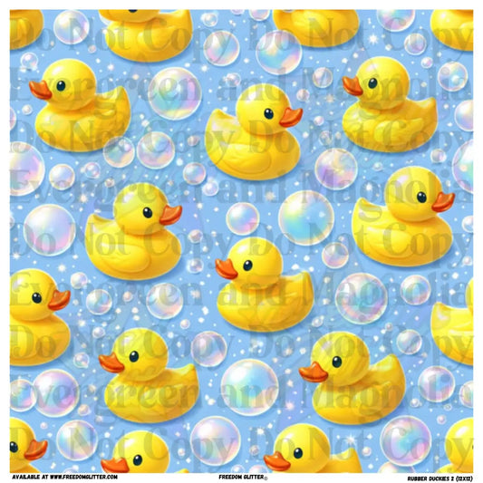 Rubber Duckies 2 (Printed Vinyl)