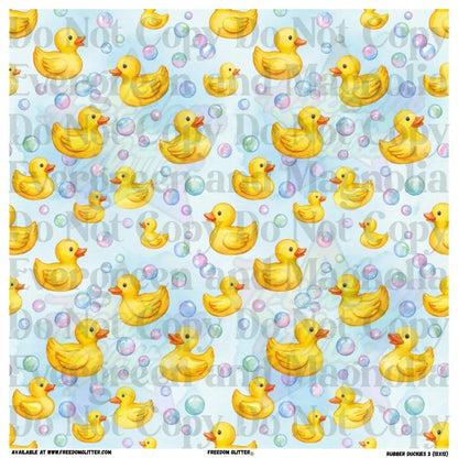 Rubber Duckies 3 (Printed Vinyl)