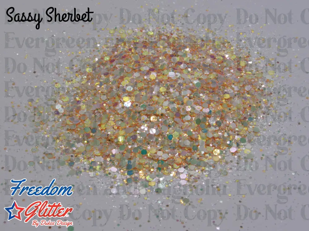 Sassy Sherbet (Glow Glitter)