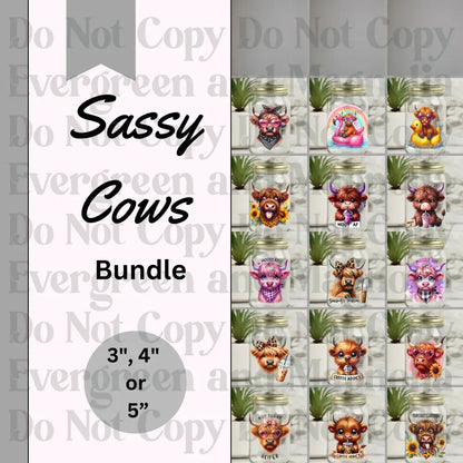 Sassy Cows Decal Bundle