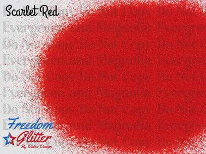 Scarlet Red (Iridescent Glitter)