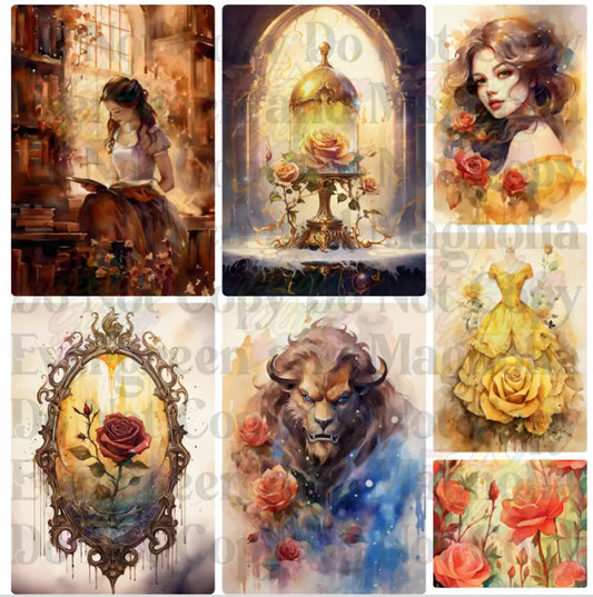 Mixed Image Sheet - Belle of the Ball (Printed Vinyl)