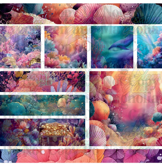 Mixed Image Sheet - Sea Depths (Printed Vinyl)
