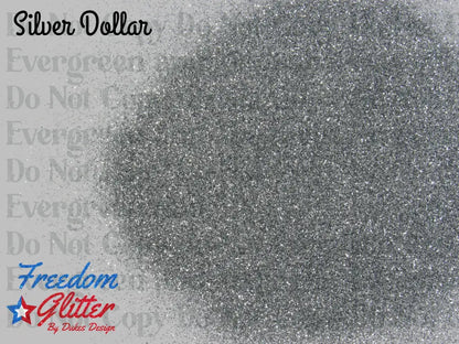 Silver Dollar (Metallic Glitter)