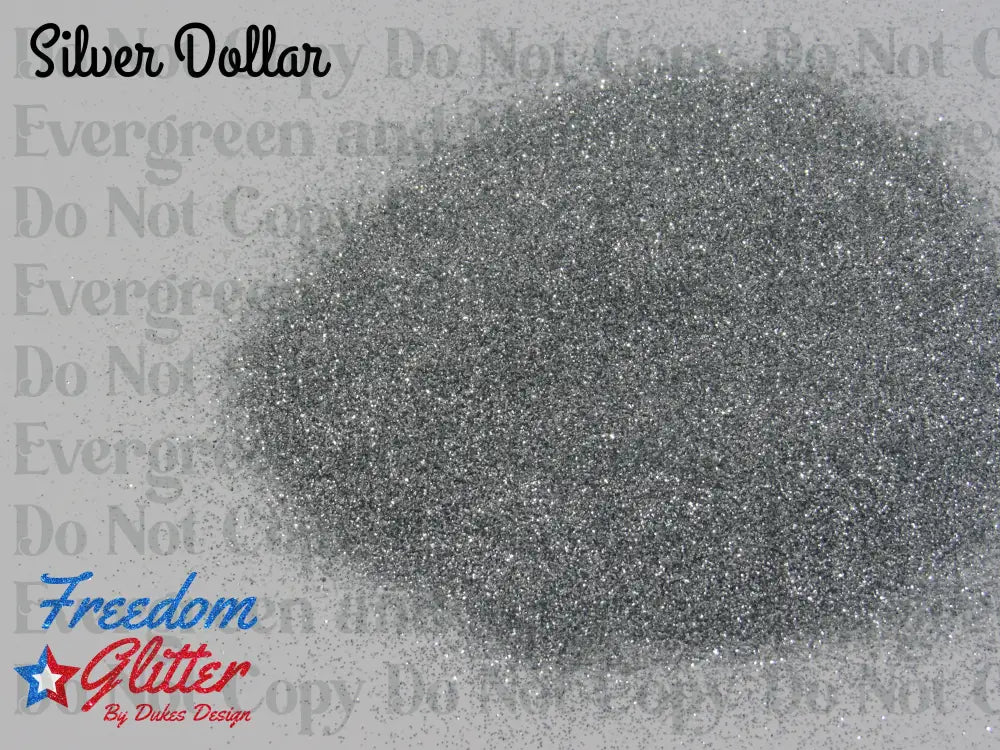 Silver Dollar (Metallic Glitter)