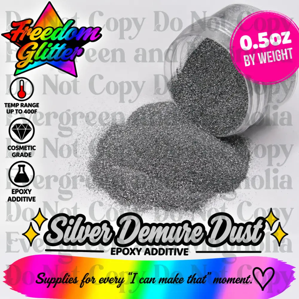 Silver Demure Dust (Epoxy Additive)
