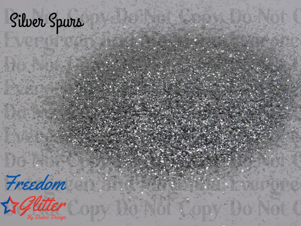 Silver Spurs (Metallic Glitter)