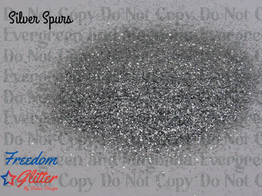 Silver Spurs (Metallic Glitter)
