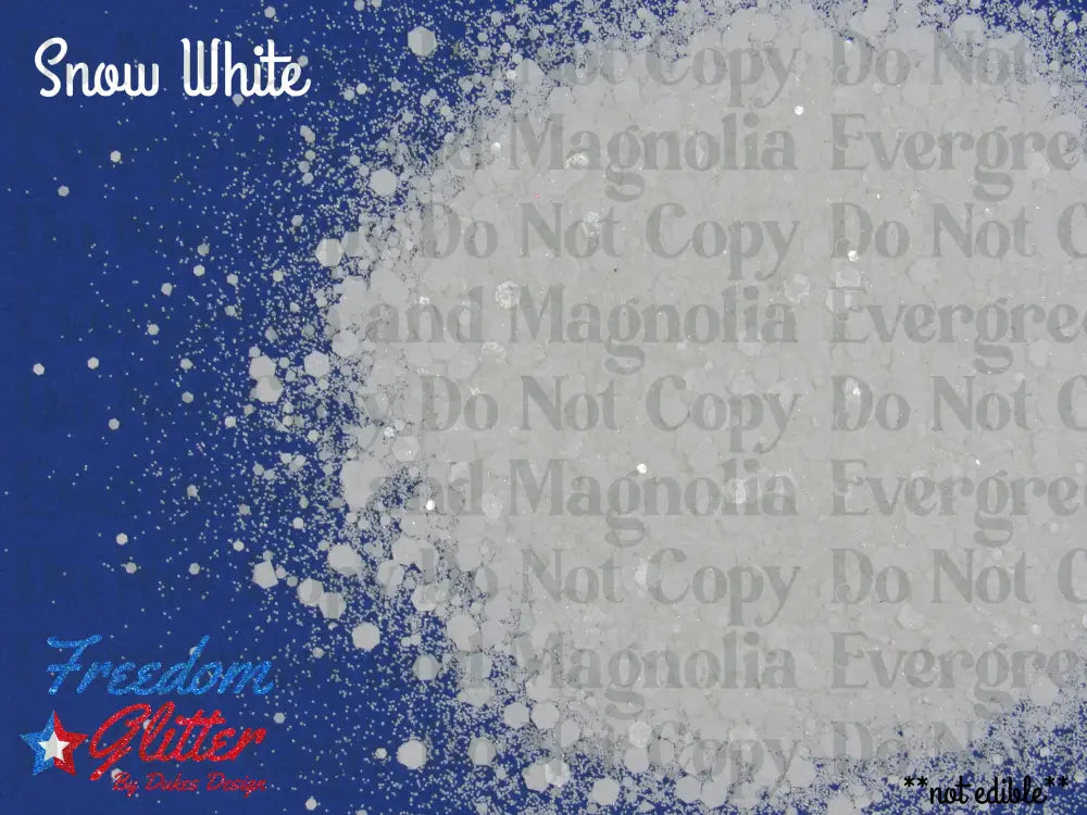 Snow White (Pearl Iridescent Glitter)