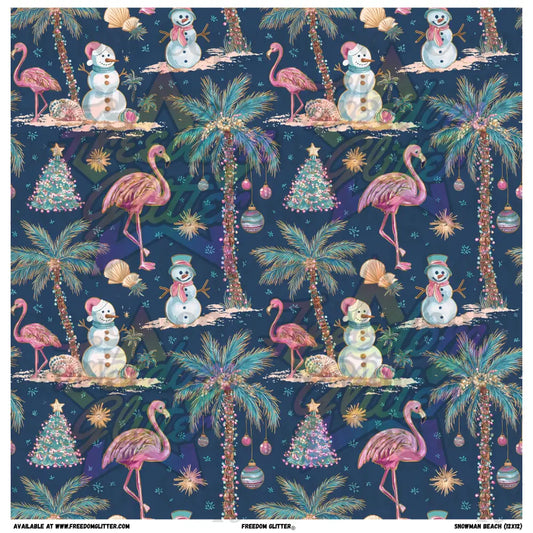 Snowman Beach (Printed Vinyl)