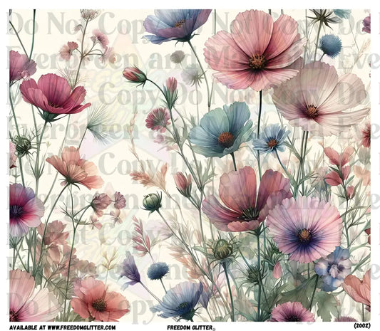 Spring Wildflowers (Printed Vinyl)