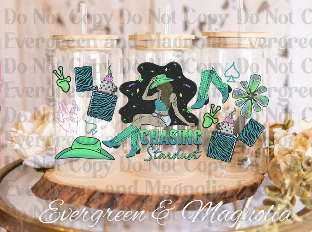 Stardust UV DTF print