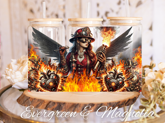 Steampunk Female Fire firefighter