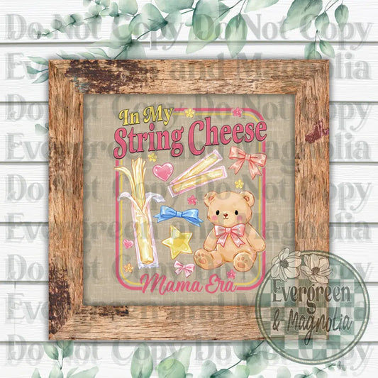String cheese bear