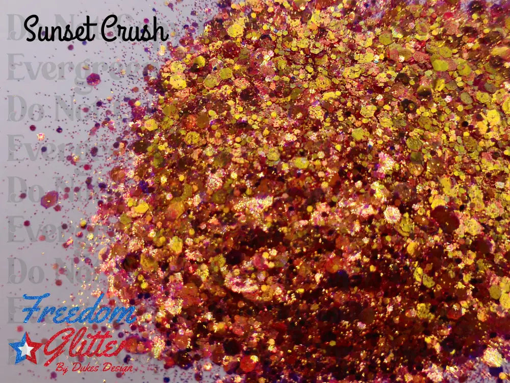 Sunset Crush (High Sparkle Iridescent Glitter)