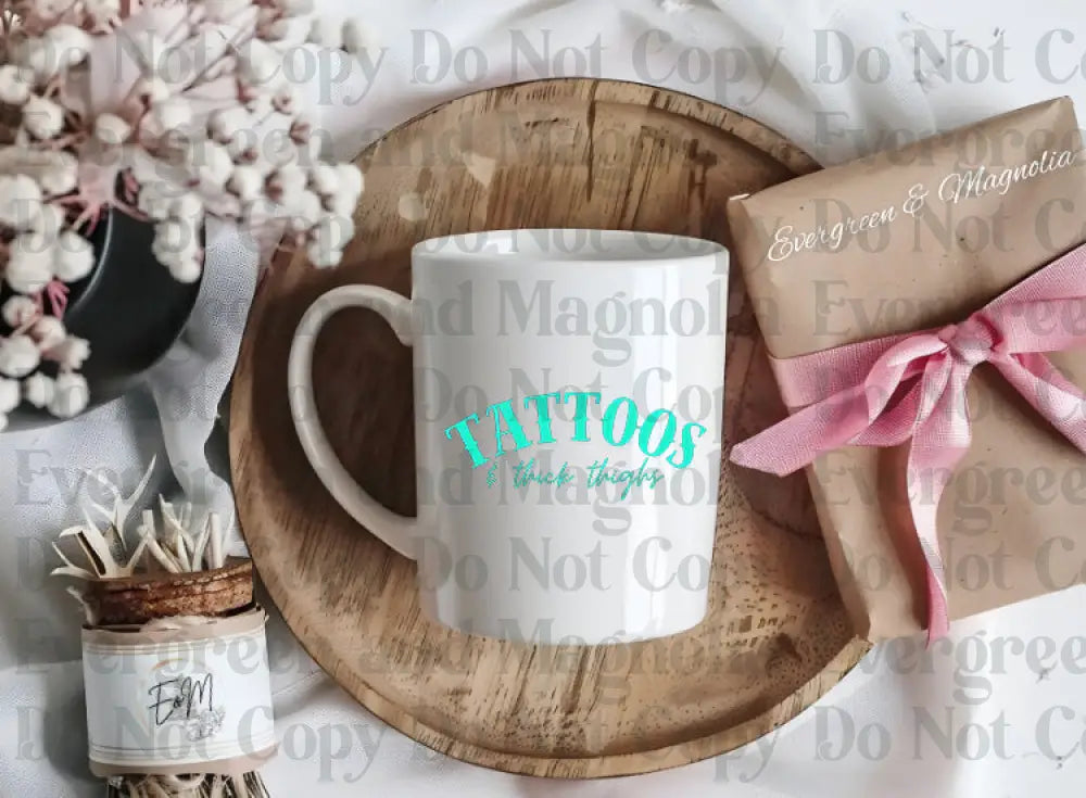 Tattoos and thighs Decal