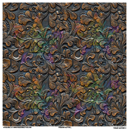 Tooled Leather 4 (Printed Vinyl)