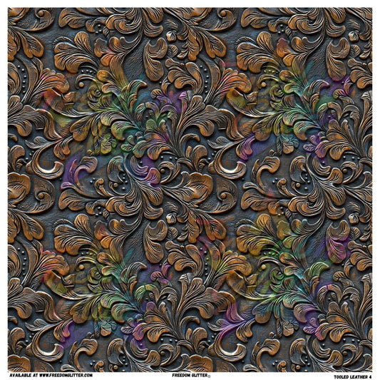 Tooled Leather 4 (Printed Vinyl)