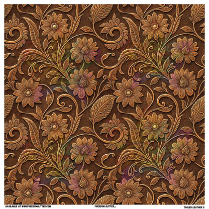 Tooled Leather 5 (Printed Vinyl)