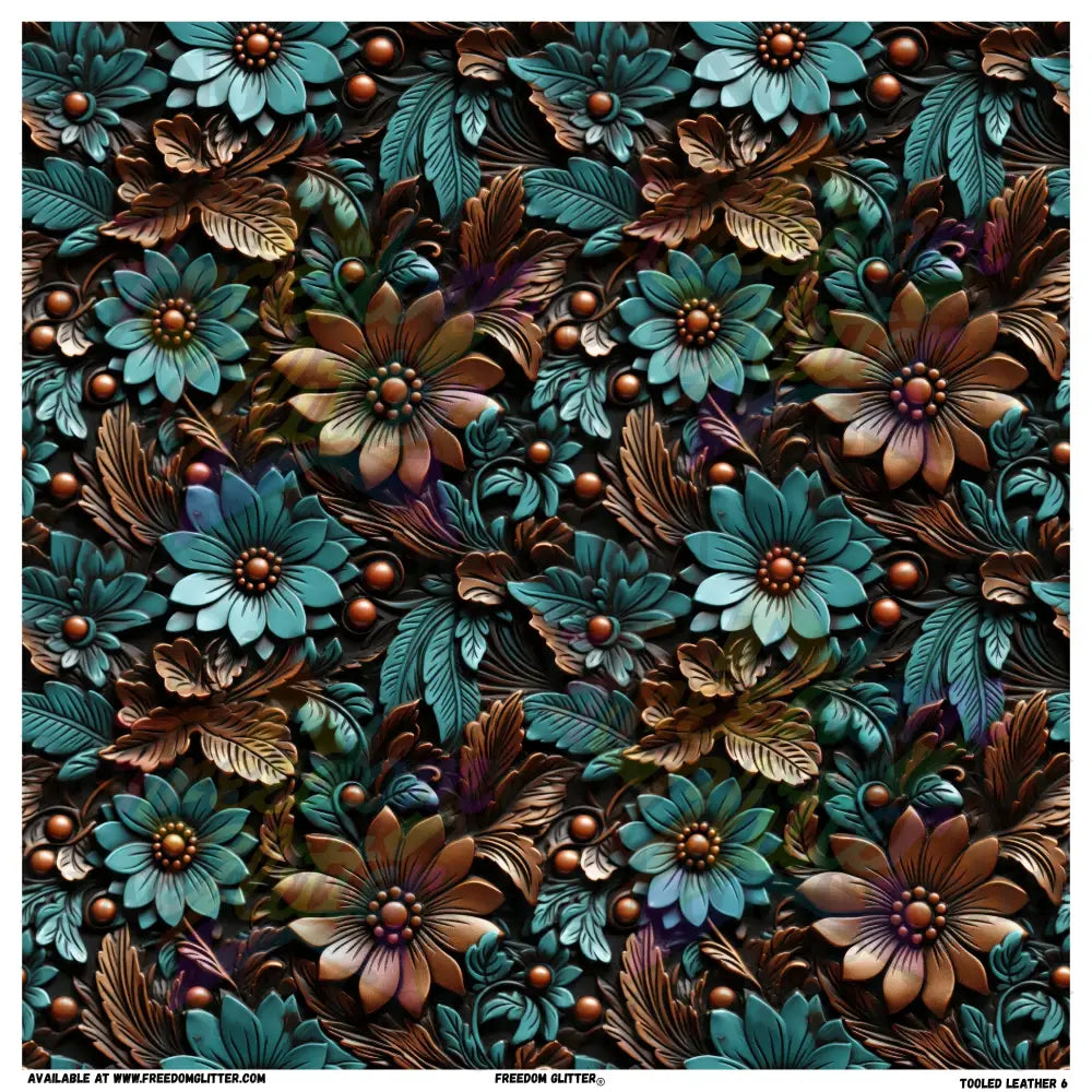 Tooled Leather 6 (Printed Vinyl)