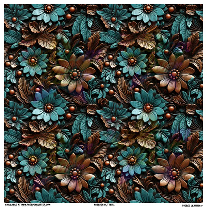 Tooled Leather 6 (Printed Vinyl)