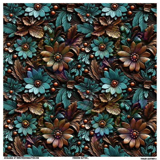 Tooled Leather 6 (Printed Vinyl)