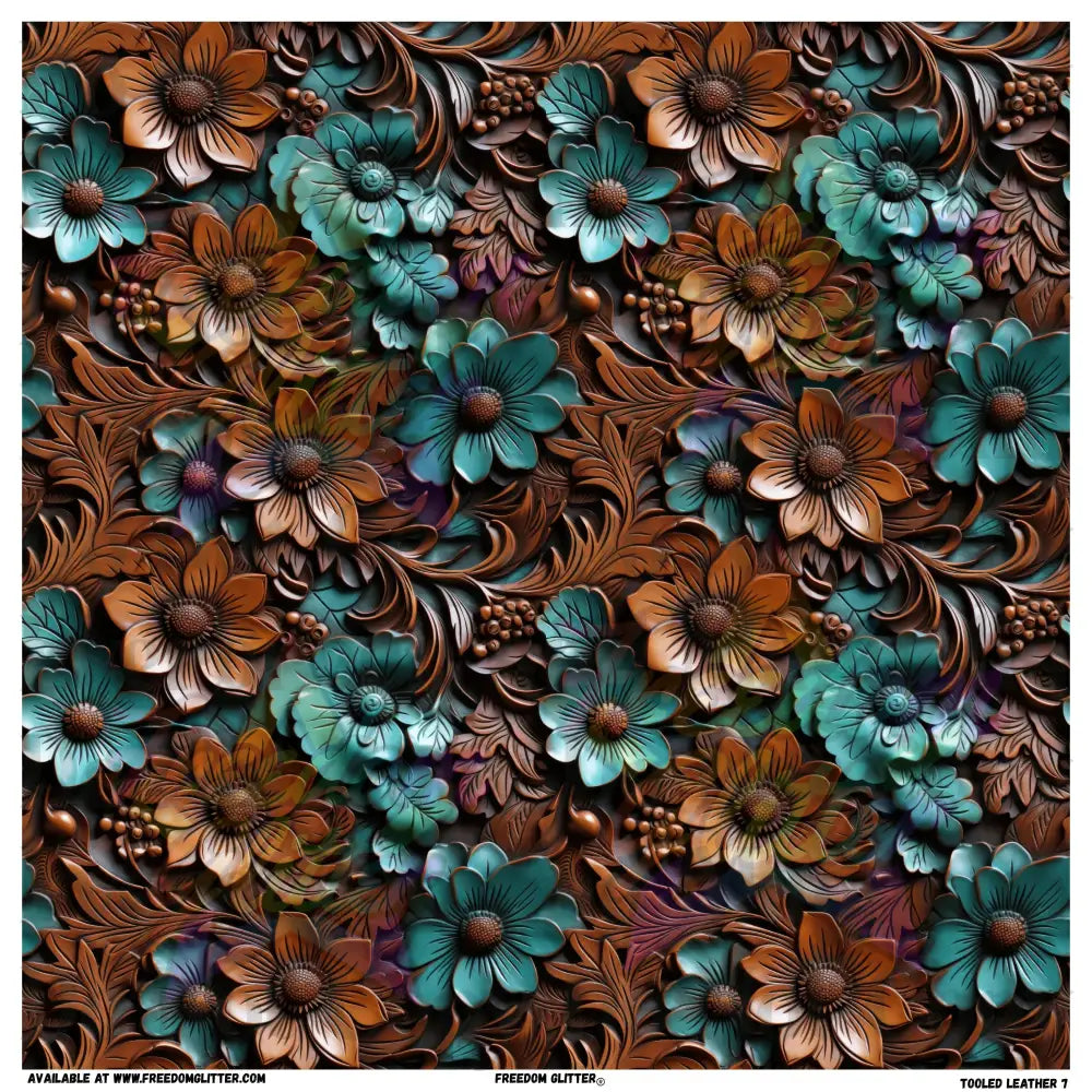 Tooled Leather 7 (Printed Vinyl)