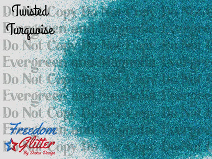 Twisted Turquoise (Holographic Glitter)