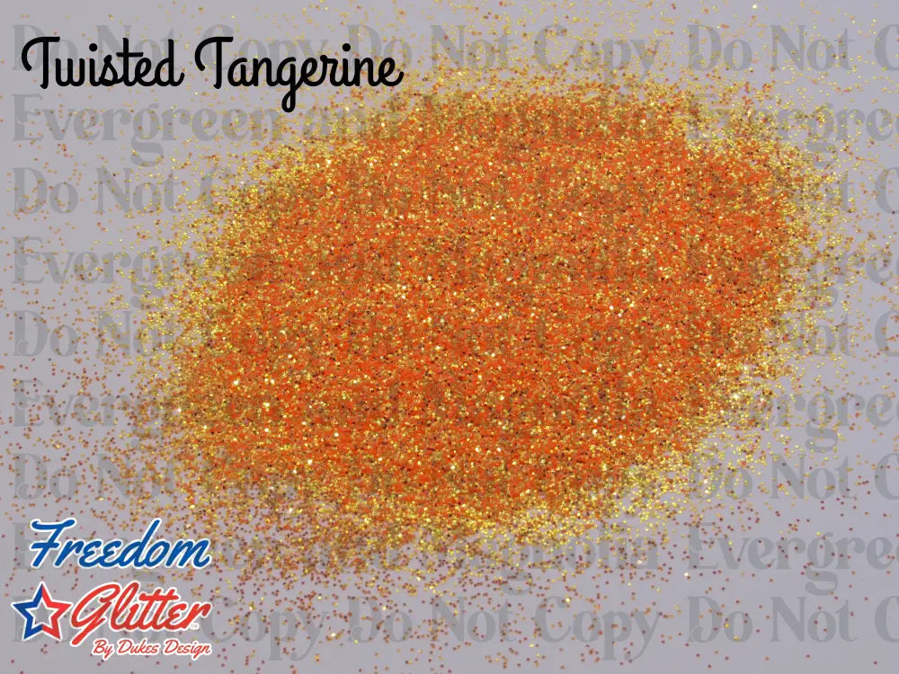 Twisted Tangerine (Metallic/Iridescent Glitter)