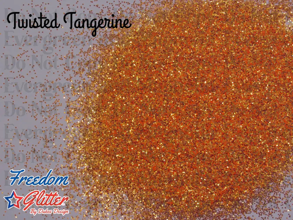 Twisted Tangerine (Metallic/Iridescent Glitter)