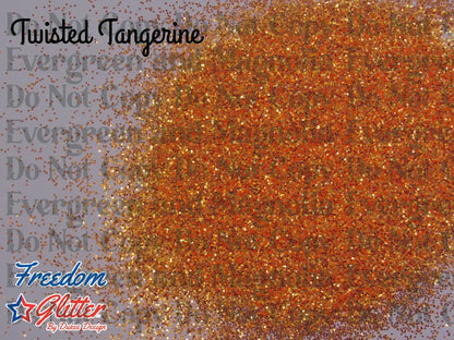 Twisted Tangerine (Metallic/Iridescent Glitter)