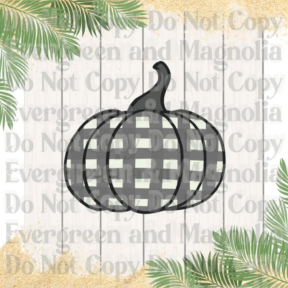 Check Pumpkin 3D Collection