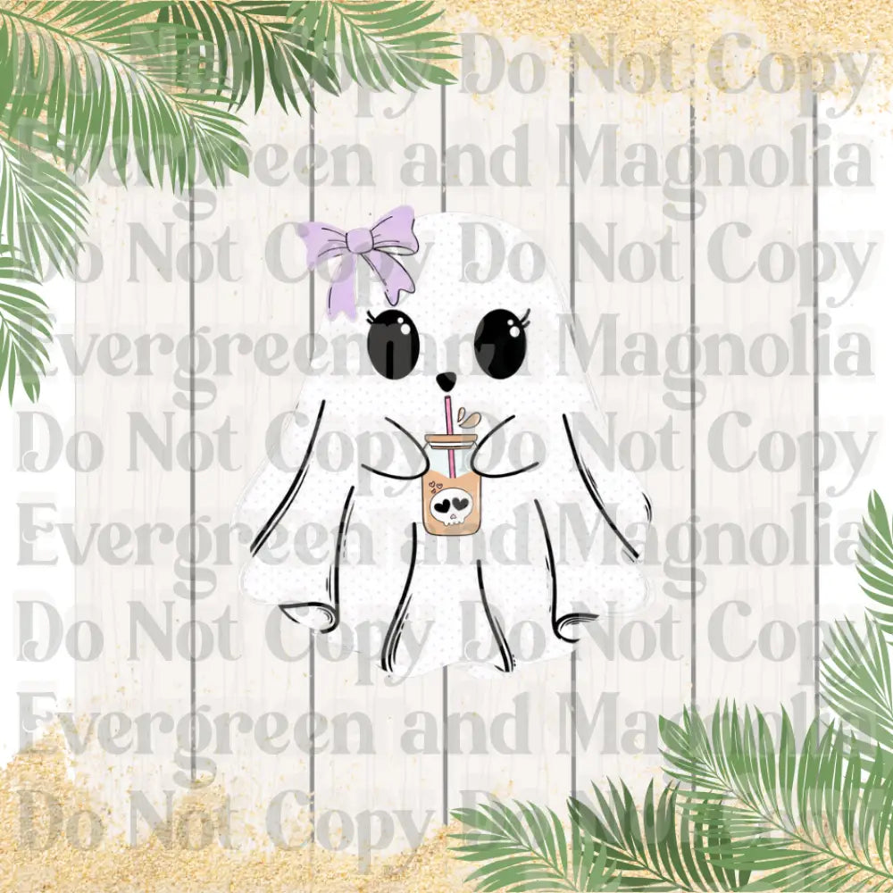 Iced Coffee Ghostie 3D Collection