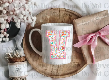 Floral Initials