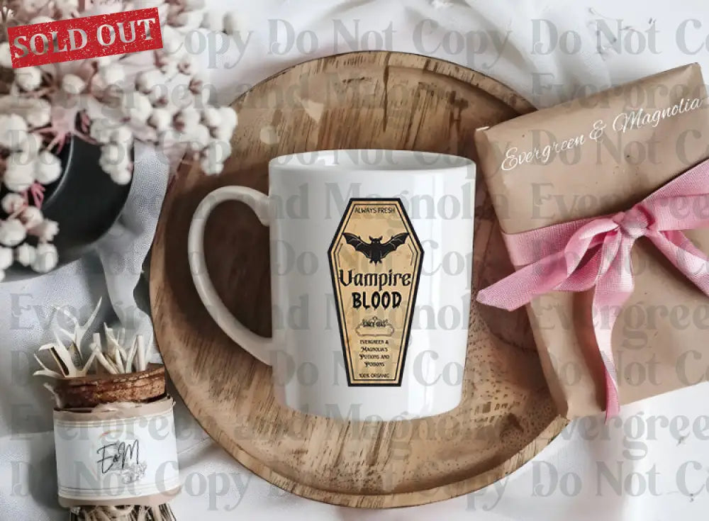 Wizard Potions & Poisons Labels 5 inch / Vampire Blood Decal