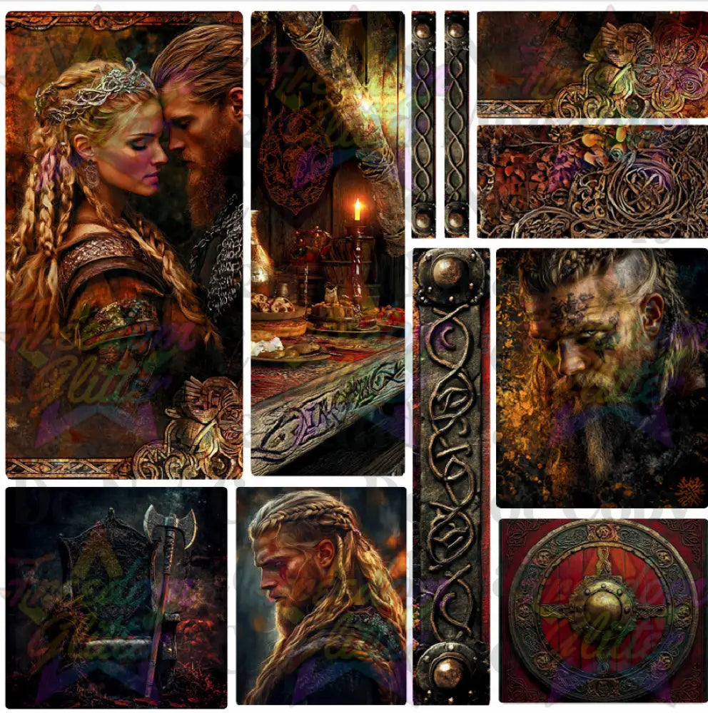 Mixed Image Sheet - Viking 1 (Printed Vinyl)