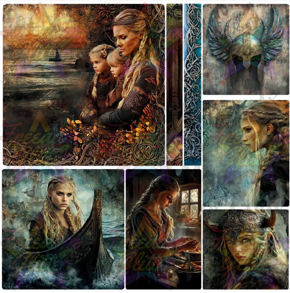 Mixed Image Sheet - Viking 3 (Printed Vinyl)