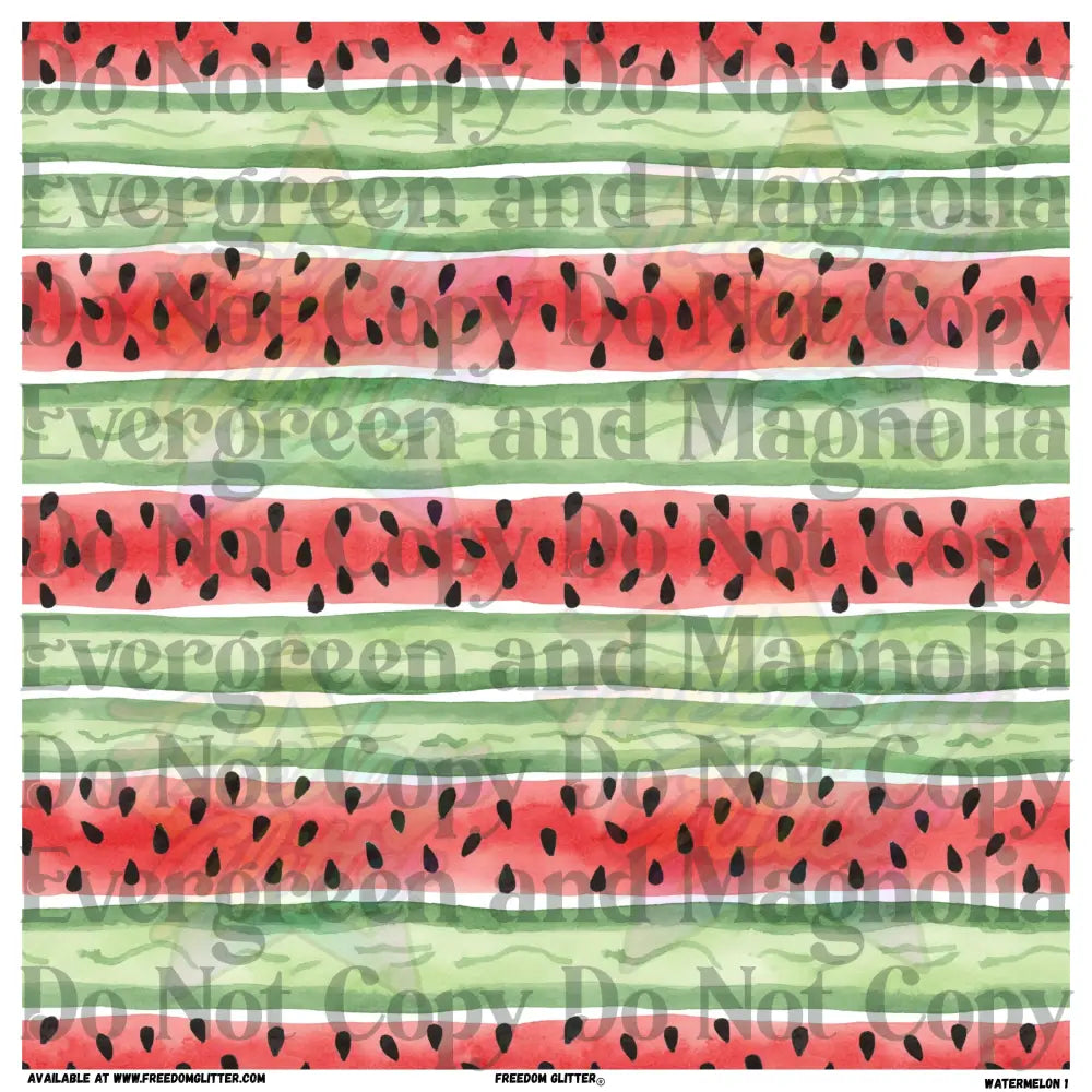 Watermelon 1 (Printed Vinyl)
