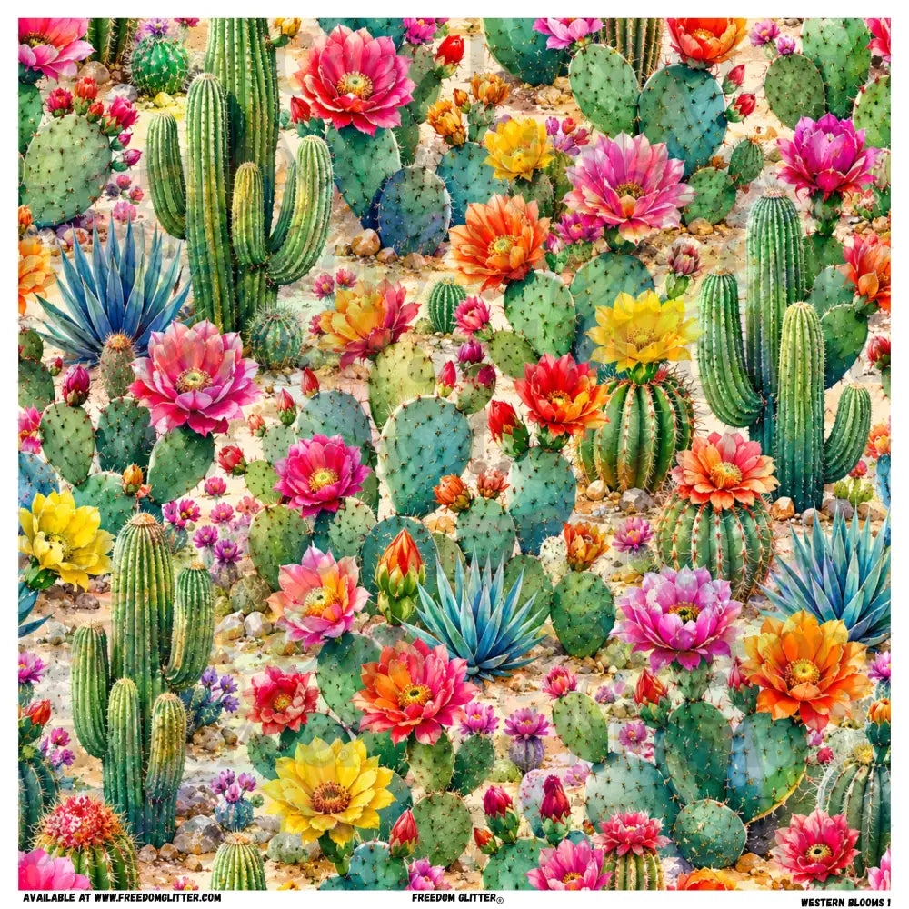 Western Blooms 1 (Printed Vinyl)