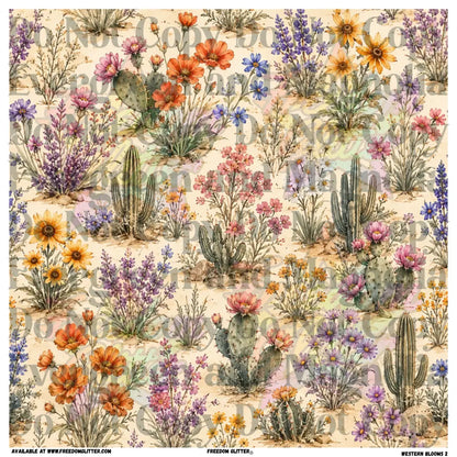 Western Blooms 2 (Printed Vinyl)