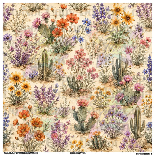 Western Blooms 2 (Printed Vinyl)