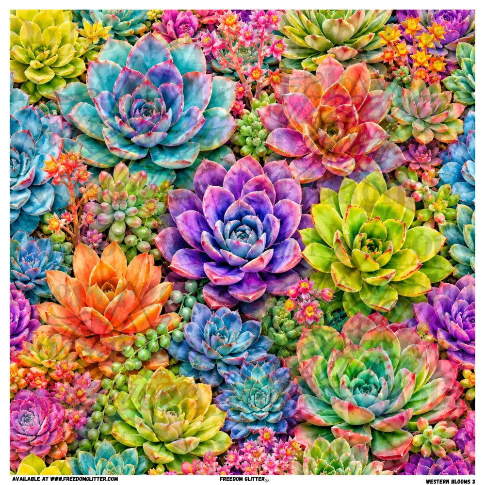 Western Blooms 3 (Printed Vinyl)