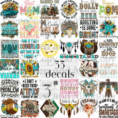 Western Wednesday 2 gang sheet