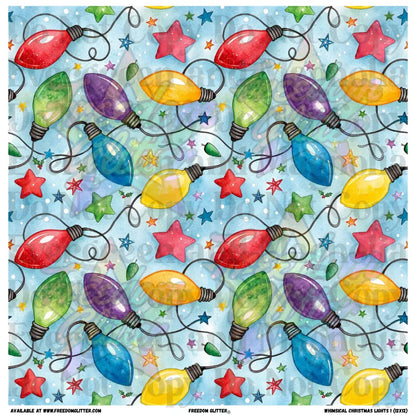 Whimsical Christmas Lights 1 (Printed Vinyl)