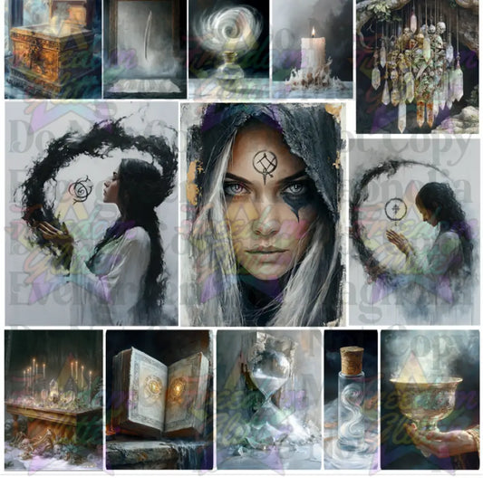 Mixed Image Sheet - White Witch 1 (Printed Vinyl)