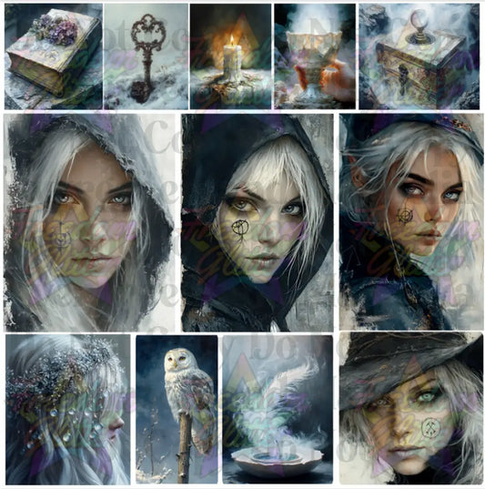 Mixed Image Sheet - White Witch 2 (Printed Vinyl)