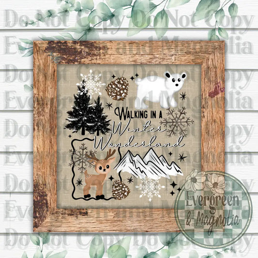 Winter Wonderland Bear & Deer
