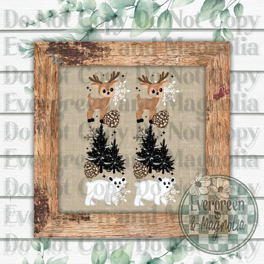 Winter Wonderland Bear & Deer