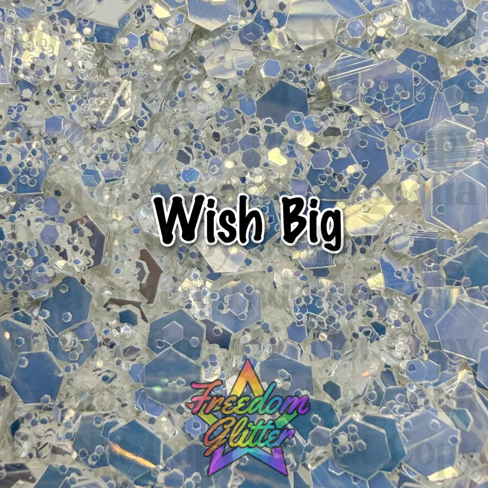 Wish Big (Pearl Iridescent Glitter)